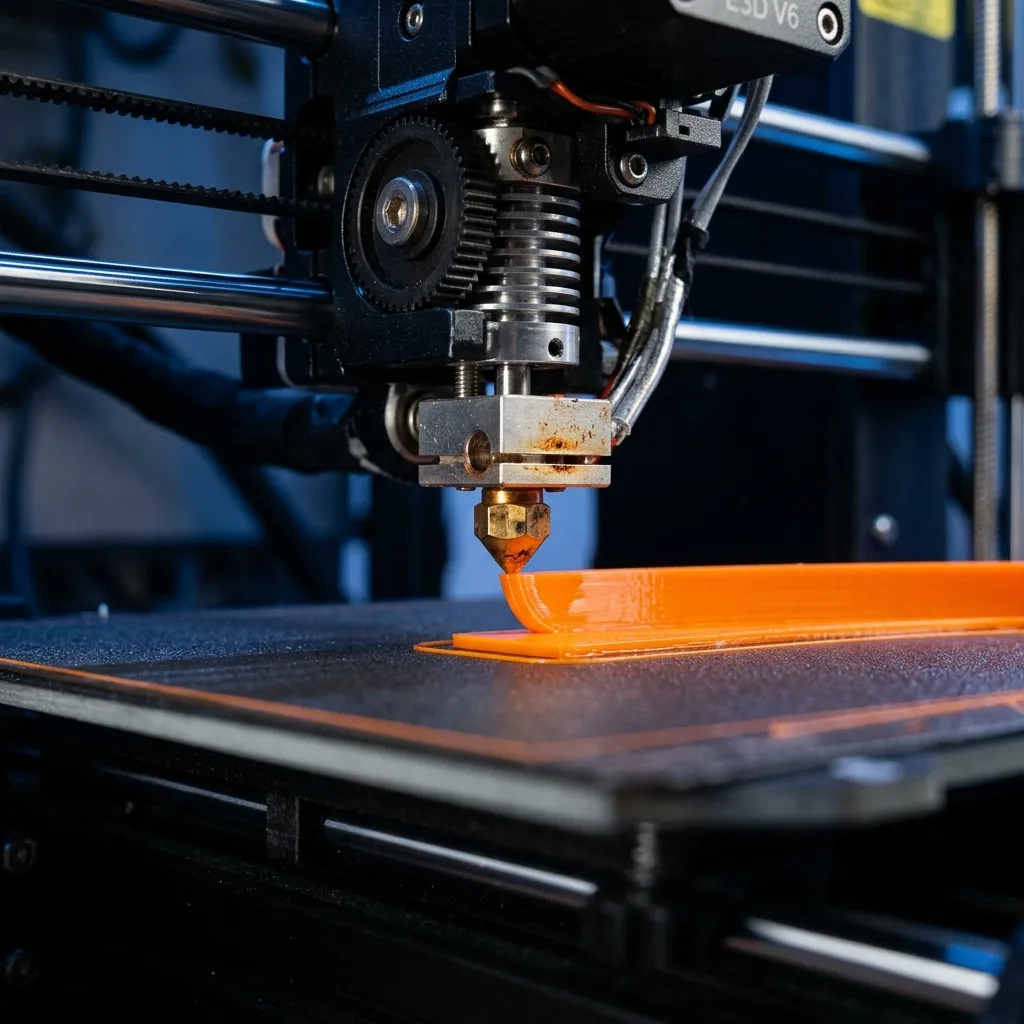 FDM 3D printer nozzle printing